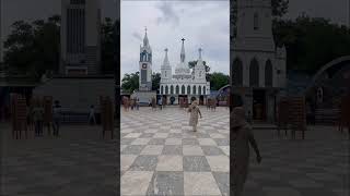 Velankanni temple youtube youtubeshorts trendingshorts velankannichurch shortsvideo like [upl. by Esiole226]