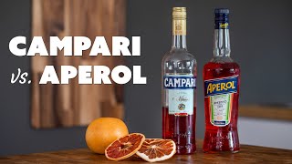 Campari vs Aperol  TASTE TEST amp COMPARISON [upl. by Sclater990]