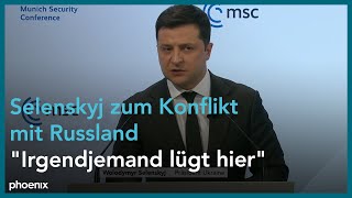 Münchner Sicherheitskonferenz Rede von Wolodymyr Selenskyj [upl. by Kauppi]