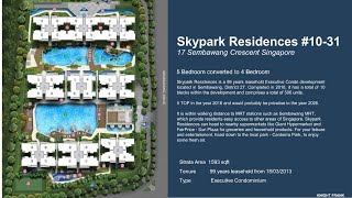 SkyPark Residences 1031 Bank Sale 5 Bedroom converted to 4 Bedroom 1593sqft [upl. by Assenat]