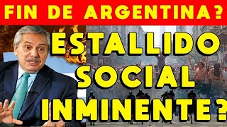 EL FIN DE ARGENTINA ESTALLIDO SOCIAL KIRCHNERISMO Y PERONISMO AMENAZAN SI NO GANAN ELECCIONES [upl. by Nnahtur]