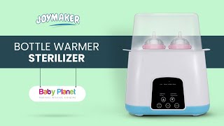 Joymaker Bottle Warmer amp Steriliser  Baby Planet [upl. by Illom]