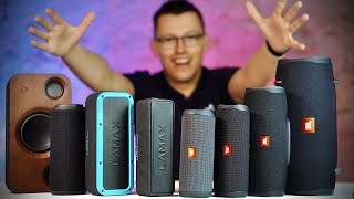 JBL vs LAMAX  Velký srovnávací test bluetooth reproduktorů různých cenových kategorií CZ 4K [upl. by Arbma]