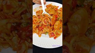 Homemade Wheat Flour Pasta Recipepastarecipe streetfood shorts [upl. by Allesiram]