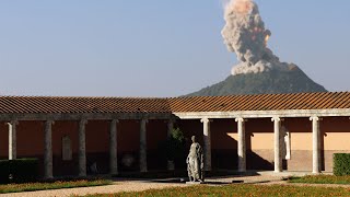 The Destruction of Pompeii  Blender Timelapse and Tutorial [upl. by Eimyaj976]