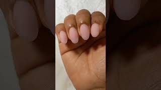 Simple natural nails with acrylic overlay NailGoals AcrylicOverlay NaturalNails NailInspiration [upl. by Lodge]