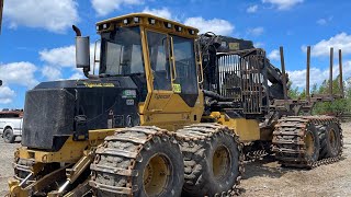 SOLD  Tigercat 1085B Forwarder [upl. by Ardeid]