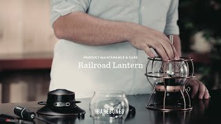 How To Replace The Glass Globe On The Railroad Lantern [upl. by Necaj]