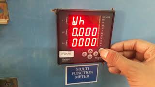 multi function meter em6400 parameter display viralvideo reels shortvideo viral viralvideo [upl. by Airamak809]