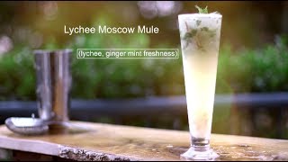 How to make the best Vodka Lychee Mule Cocktail [upl. by Airtemed575]