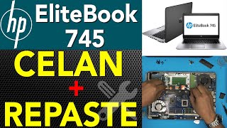 HP Elitebook 745 Service Repaste amp Cleaning Full Guide [upl. by Atteuqahs]