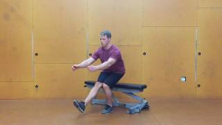 SingleLeg Eccentric Squat to Bench [upl. by Stirling]