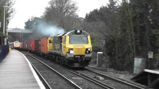 HD BRAND NEW Freightliner Powerhaul 70018 Opens Up Through Reading West With CLAG [upl. by Ahsemrac544]