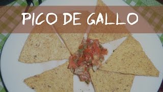 PICO DE GALLO Receta [upl. by Ybbor]