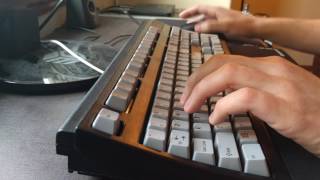 ASMR Study Sounds Featuring a Unicomp buckling spring clicky keyboard [upl. by Ardnaeed]