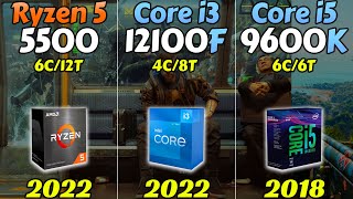 R5 5500 vs i312100F vs i59600K  RTX 3080 and RTX 3060 [upl. by Asseret]