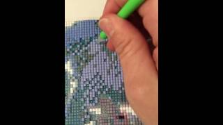 Diamond painting explications en français [upl. by Aduhey10]