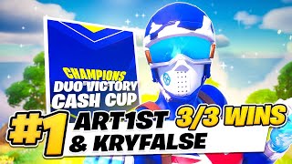 1st Place in the Duo Victory Cash Cup 🏆 33 WINS  Art1st [upl. by Arretal91]