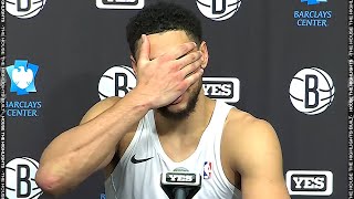 Ben Simmons has Hilarious Reaction to Question about Philly RETURN Postgame Interview [upl. by Gnouh]