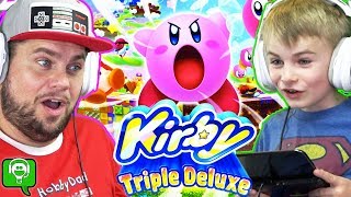 Kirby Triple Deluxe Part 1 with HobbyKidsGaming [upl. by Chainey]