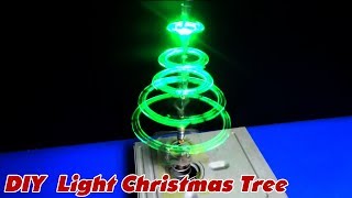 How to make a Sparkling LED Light Christmas Tree [upl. by Odlanra979]