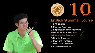 English Grammar Course Part 10 Interrogative Pronouns  Master Mind Academy Cambodia [upl. by Huang]