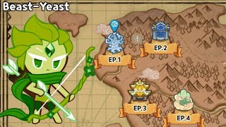 Beast Yeast Hard Mode 130 amp 228 amp 330 amp 430 With Wind Archer Cookie  Cookie Run Kingdom [upl. by Acus373]