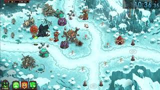 Kingdom Rush Vengeance  Northerners Outpost 3 Stars Casual 1701 [upl. by Ailee]