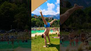 Enchaînement handstand et grand écart calisthenics ca [upl. by Funk467]