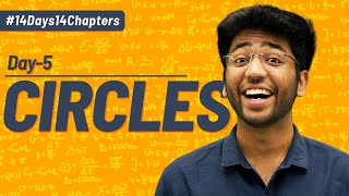 Day 5 CIRCLES  Chapter Revision With Most Expected Questions  Shobhit Nirwan [upl. by Samohtnhoj]