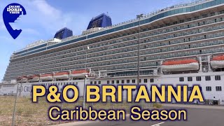 Discover the PampO Britannia on its Caribbean season  ship and port guide [upl. by Yerhcaz]