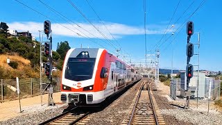 Caltrain Electrification Inauguration Day Cab Ride California Avenue to San Francisco 20240810 [upl. by Anelaj568]