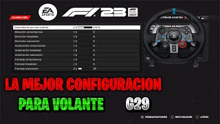 LA MEJOR CONFIGURACION PARA VOLANTE EN F1 23 [upl. by Dian565]