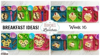 FUN Breakfast Ideas for KIDS  What They Ate  Bunches of Lunches Breakfast Edition [upl. by Jakoba]