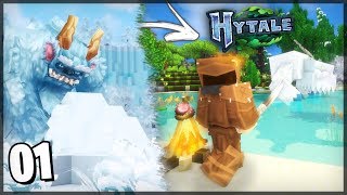 JOGANDO HYTALE NO MINECRAFT  MINERAFT HYTALE 01 [upl. by Archle]