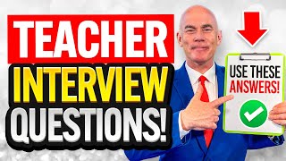 TEACHER INTERVIEW QUESTIONS amp ANSWERS How to PREPARE for a TEACHER JOB INTERVIEW [upl. by Ellehcil783]