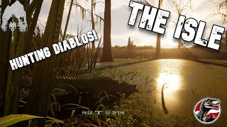 The Isle  HUNTING DIABLOCERATOPS AS GATEWAYS APEX  LIVE TheIsle [upl. by Einnij]