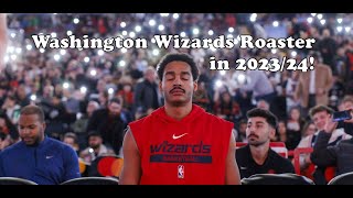 Washington Wizards Salary Roster Players in 202324 [upl. by Ilohcin112]