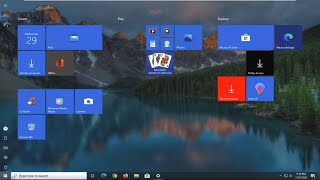 How to Enable or Disable Windows 10 Full Screen Start Menu [upl. by Enneirb]