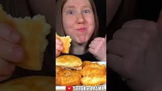 ASMR HOTTEOK FEAST MUKBANG shorts [upl. by Mccord]