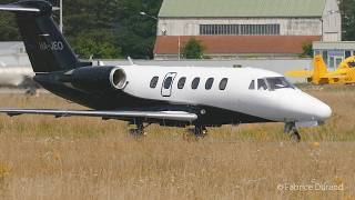 HAJEO  Cessna 650 Citation III  SaintEtienne Loire Airport EBULFMH [upl. by Cherida]