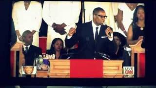 Whitney Houston Funeral  R Kelly Sings  I Look To You CNN [upl. by Lahpos]