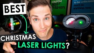 Best Christmas Laser Lights — Top 3 Outdoor Laser Christmas Lights [upl. by Dorison]