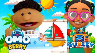 Row Row Row Your Boat Nursery Rhyme with Ayaan and Fatima  Fun Kids Songs [upl. by Annawoj]