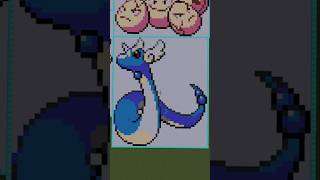 Minecraft Falling Blocks Pixel ART Pokemon Dragonair shorts pokemon minecraft [upl. by Eceirtal]