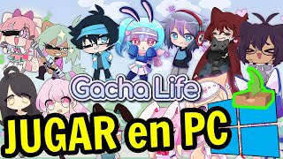 🎮 Cómo JUGAR  Gacha Life  en PC ▶ DESCARGAR e INSTALAR [upl. by Hsirap]