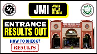 How to Check JMI Entrance Exam Result  Shaz Guides [upl. by Demetre]