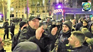 Ambulanciers  tension devant le Ministère des Solidarités et de la Santé  Paris  3 décembre 2018 [upl. by Tirrag]