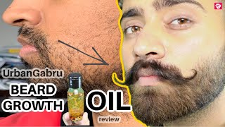 URBANGABRU BEARD GROWTH OIL BOOSTER REVIEW 🔥🔥 QUALITYMANTRA [upl. by Eicarg17]