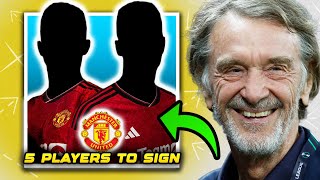 5 Players Man Utd Should Sign In January Or the Summer [upl. by Dew]